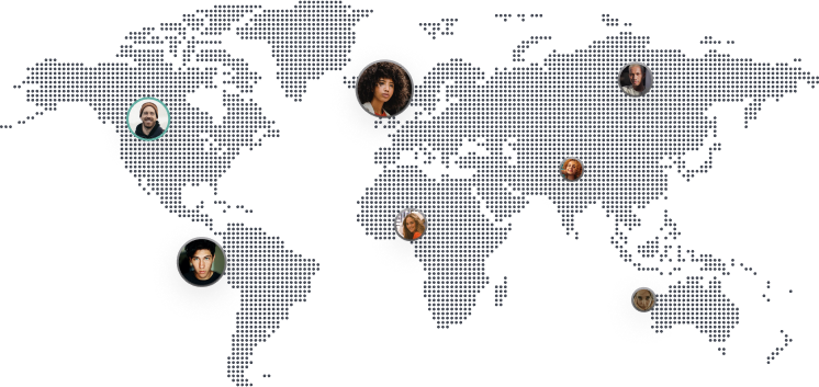 World map background